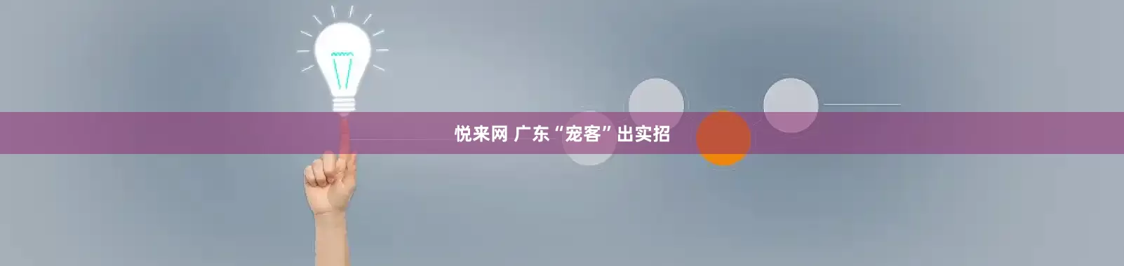 悦来网 广东“宠客”出实招